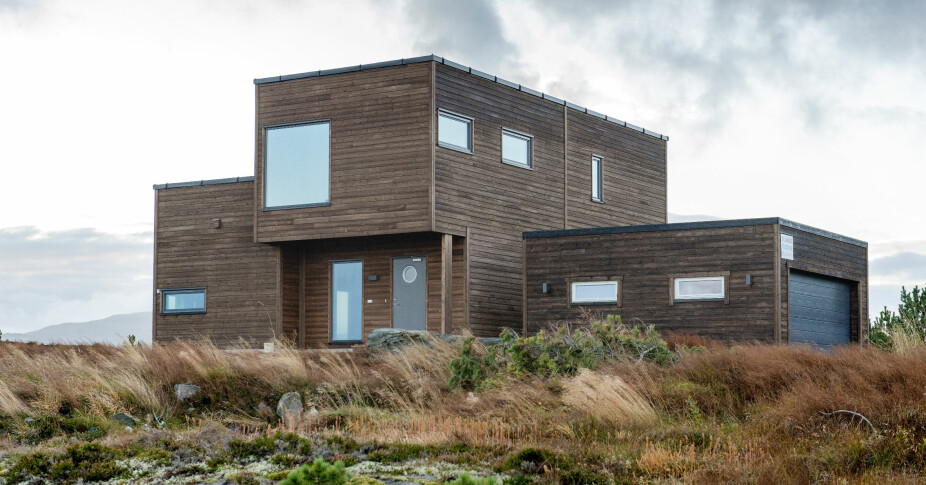 POPULÆR: Eneboligen Kubo ble først lansert i 2001, og øker i popularitet, forteller Stian R. Moursund i Nordbohus.