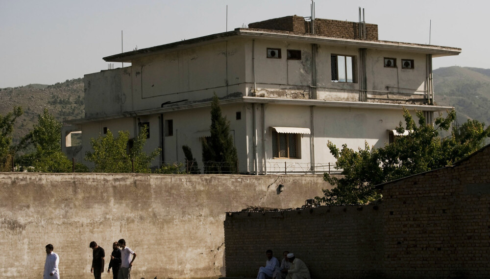 <b>Skjulested:</b> Eiendommen der bin Laden oppholdt seg i Abbottabad.