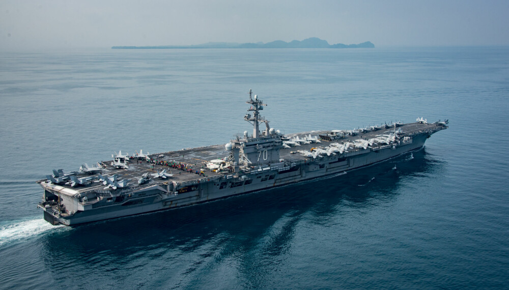 <b>Hangarskip: </b>USS «Carl Vinson».