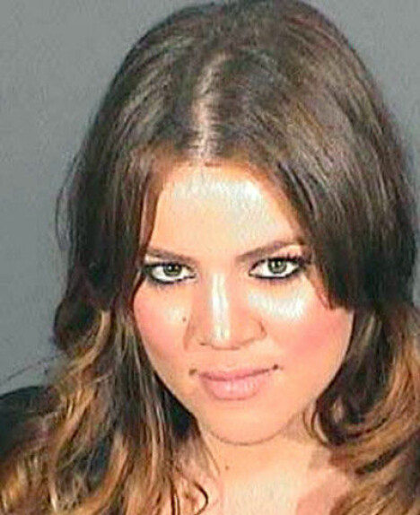 FYLLEKJØRTE: Khloe Kardashian ble arrestert for fyllekjøring i Los Angeles i 2007.