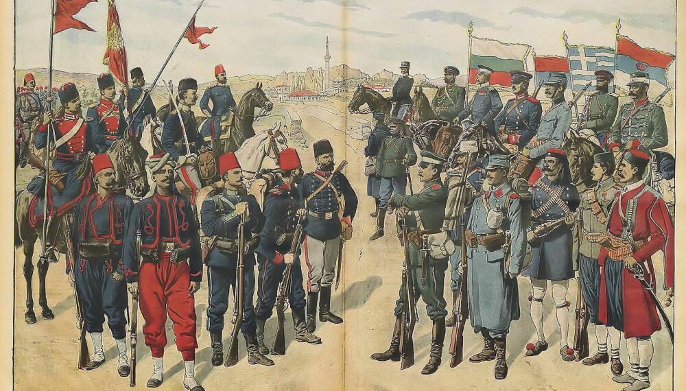 KRIG: I 1912 gikk Balkanligaen til angrep på, og endte etter hvert, det Osmanske riket.