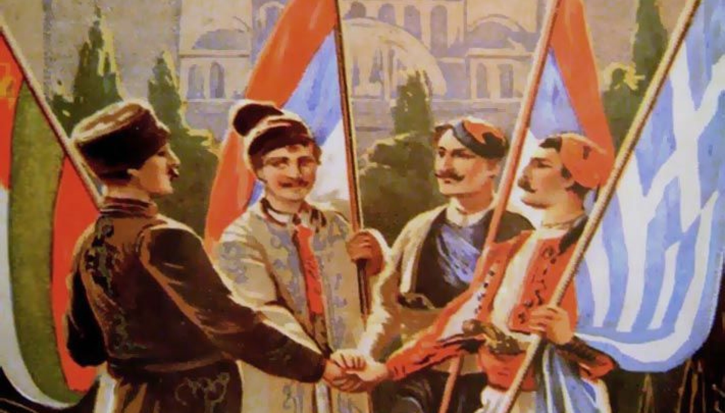 BALKAN-LIGAEN: Bulgaria, Serbia, Montenegro og Hellas gikk i 1912 sammen om å kaste osmanerne ut av Balkan. Det førte til en ti år lang krig, og konflikter som vi fortsatt ser tydelige spor av.
