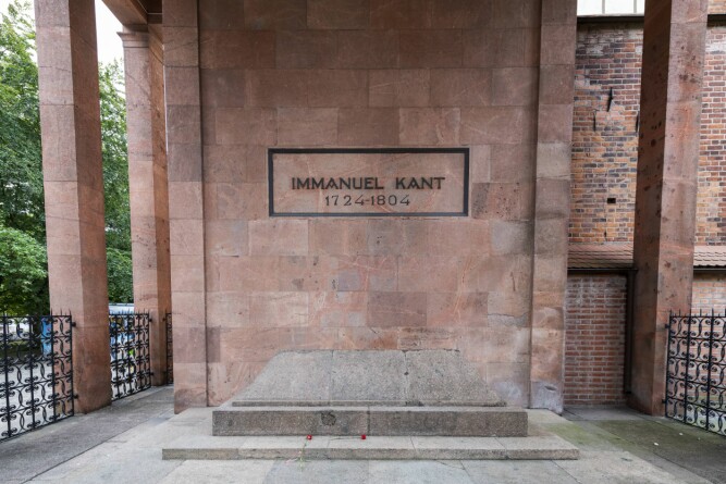 <b>GRAVEN:</b> Immanuel Kant (1724-1804), en av de mest innflytelsesrike filosofer i moderne tid