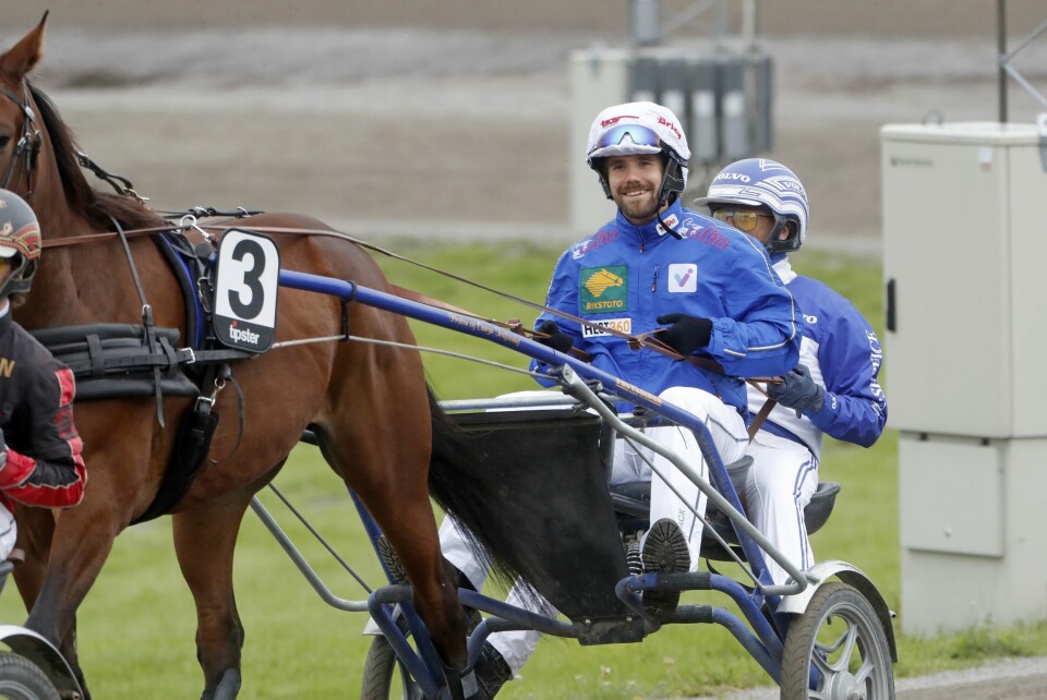 FULL FART: Blipp hadde startnummer tre med hesten Chill Fighter. De kom på fjerdeplass, like bak prinsesse Märtha Louise.