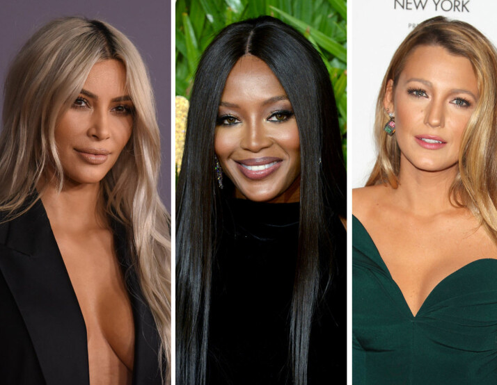 Kim Kardashian, Naomi Campbell og Blake Lively er blant kjendisene som dropper drikkingen.