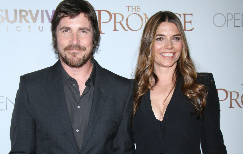 FLOTT PAR: Christian Bale og Sibi Blazic.