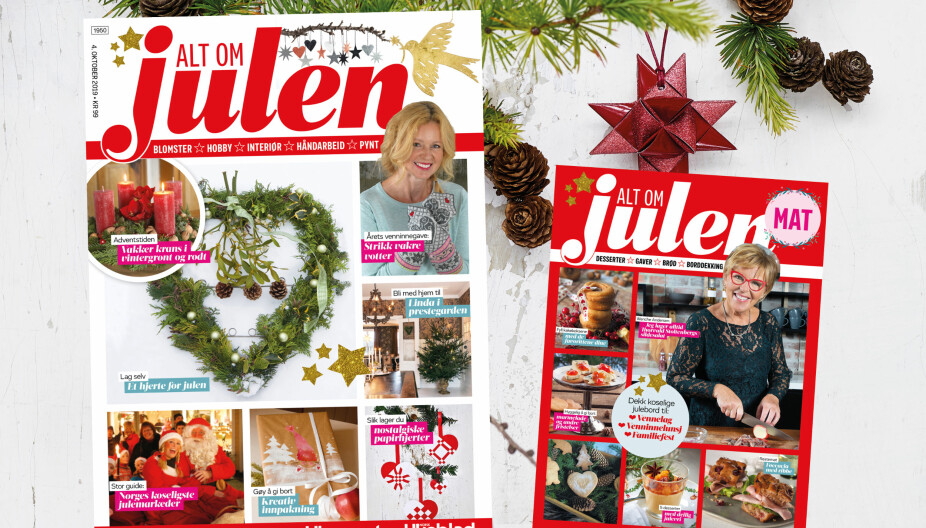 ALT OM JULEN: Vi har satt sammen et julemagasin vi håper du liker. Si din mening og du kan vinne flotte premier. ALT OM JULEN: Vi har satt sammen et julemagasin vi håper du liker. Si din mening og du kan vinne flotte premier.
