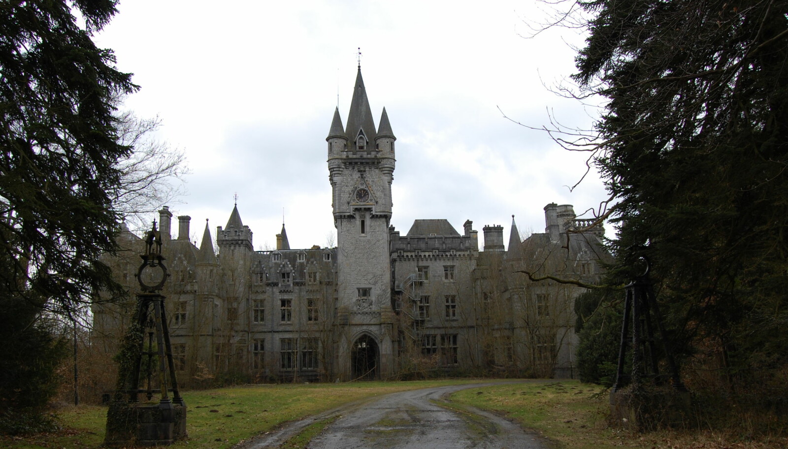 <b>SKJØNNHET:</b> Slottet var praktfullt, men fikk kun leve i 110 år.