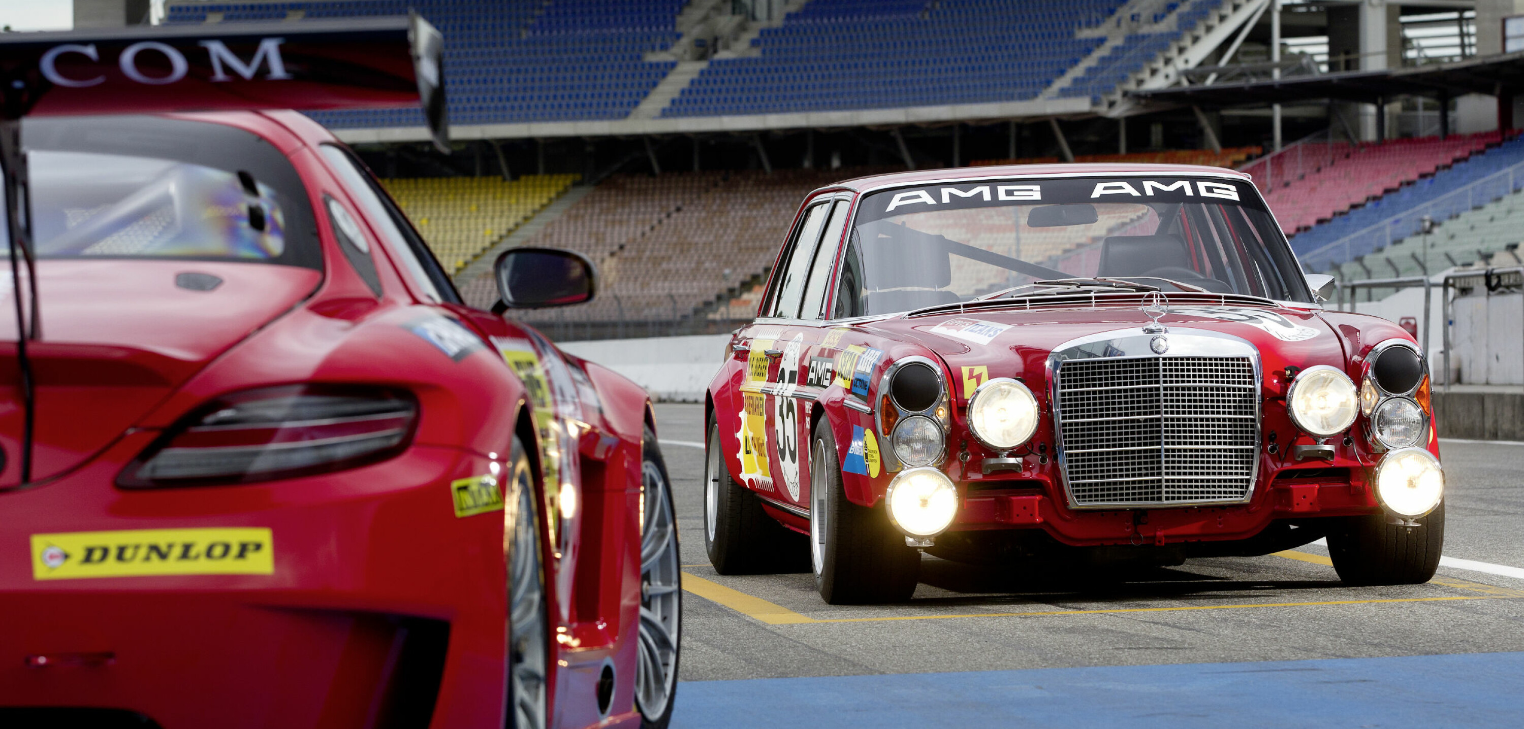 ROTEN SAU: AMG-forfader 300 SEL 6,3 type W 109.