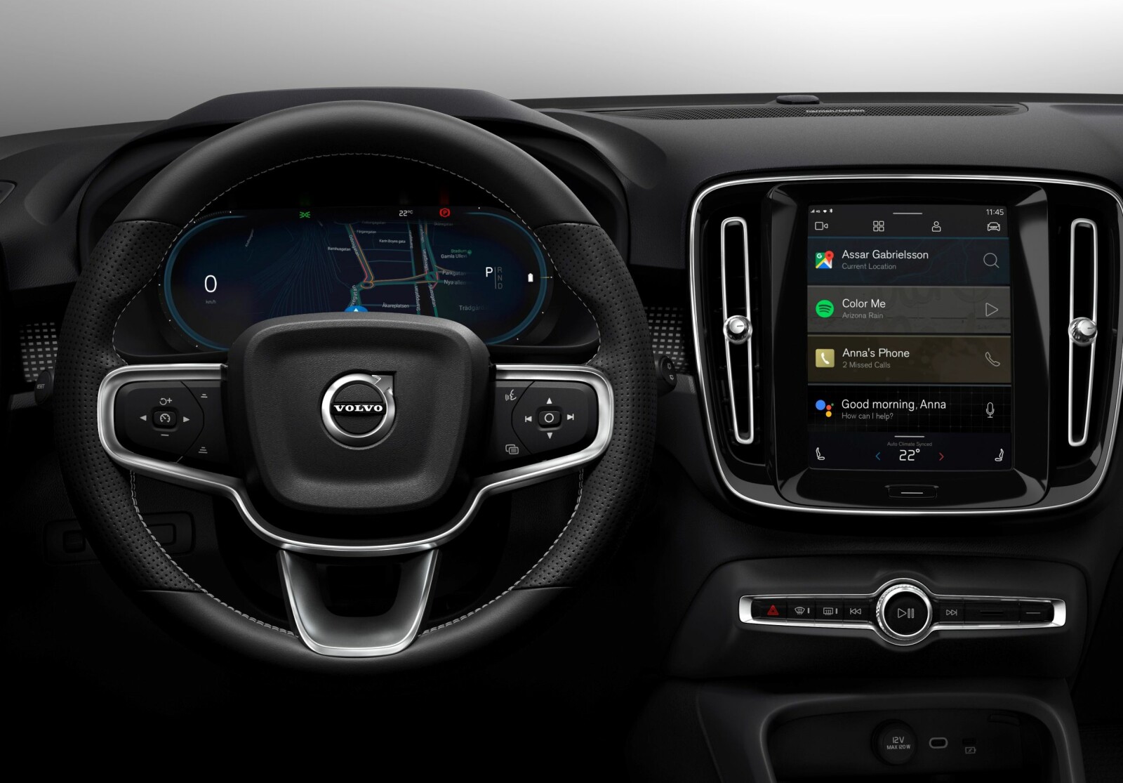 ANDROID: Volvo Car Group er det første selskapet som går sammen med Google om å integrere et Android-basert infotainmentsystem, der tjenester som Google Assistant, Google Maps og Google Play Store er innebygd.