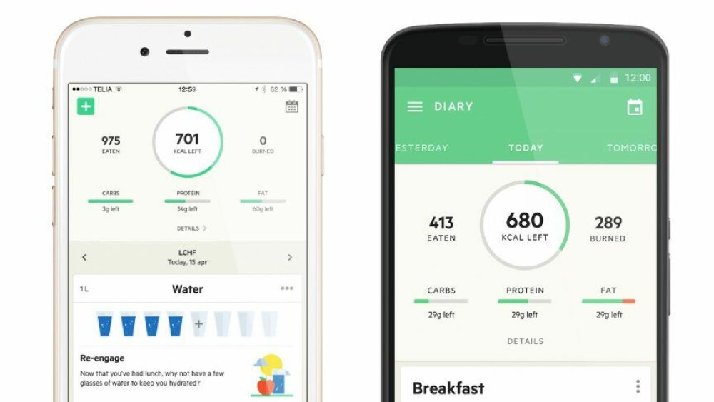 <b>KOM I FORM:</b> Med denne appen kan du ha full kontroll over hva som går inn og ut av kalorier i kroppen din.