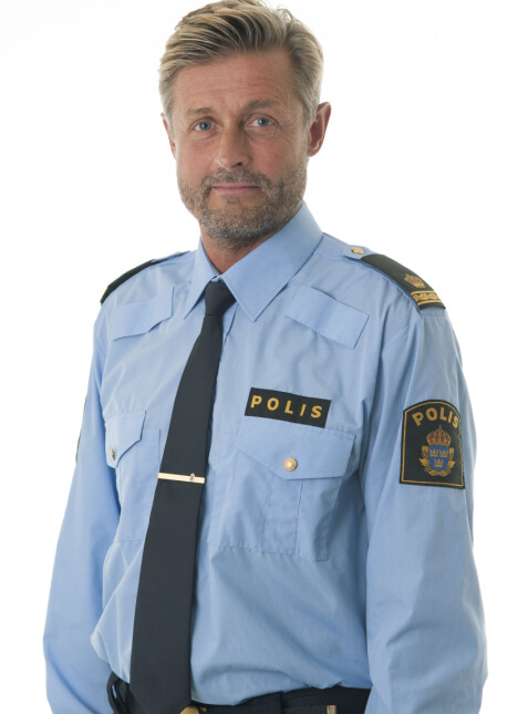 <b>POLITI:</b> Christer Fuxborg er presse­talsmann for Polisregion Väst. 