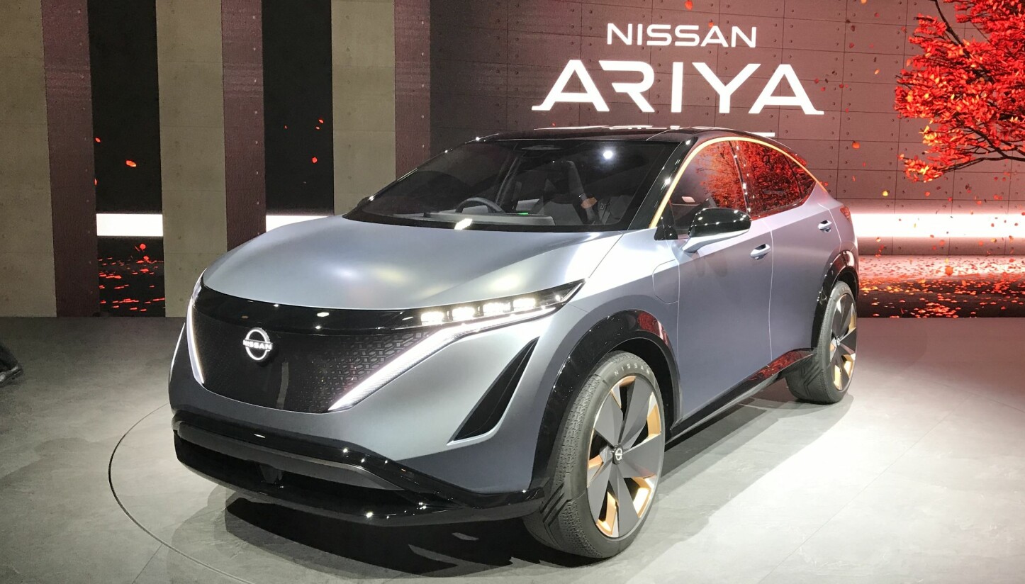 ARIYA: Nissans neste elbil i Norge blir en SUV med to elmotorer og firehjulstrekk