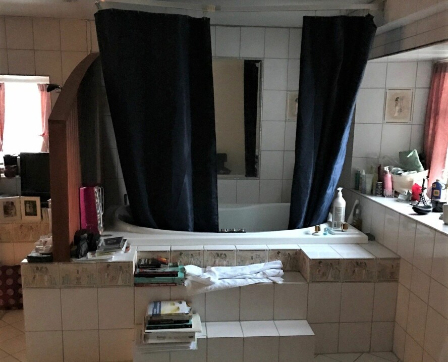 FØR: Badekaret måtte ut. FØR: Badekaret måtte ut.