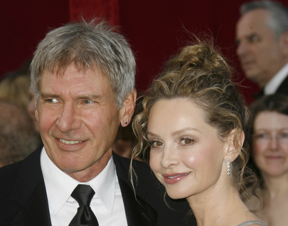 GIFT SIDEN 2010: Harrison Ford og Calista Flockhart har vært et par siden begynnelsen av 2000-tallet. Her er de avbildet sammen i 2008.