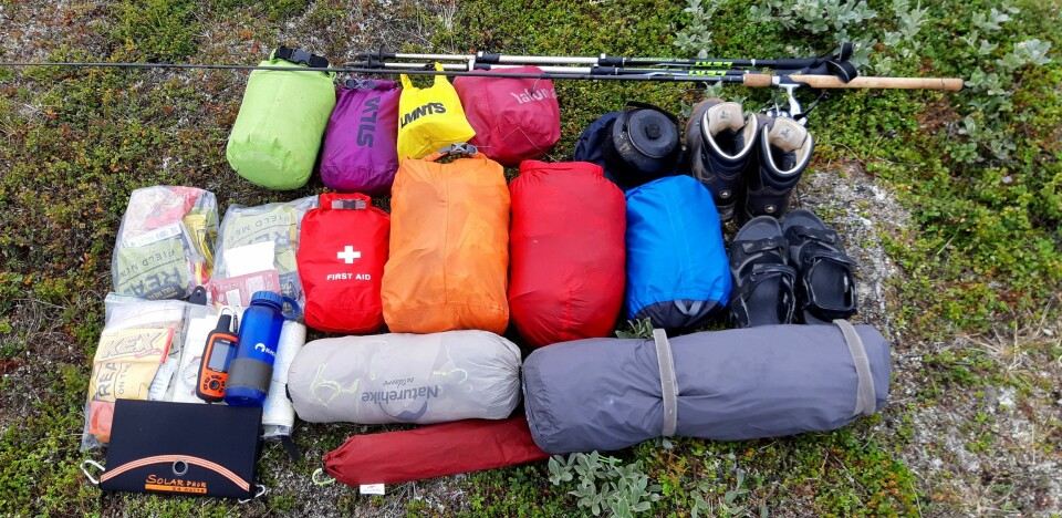 Hvordan pakke sekken for langtur?