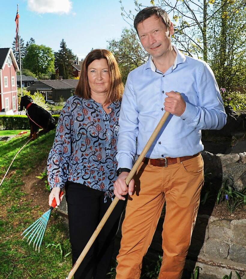 GODT TEAM: Nina og Morten føler endelig at livet har normalisert seg igjen.