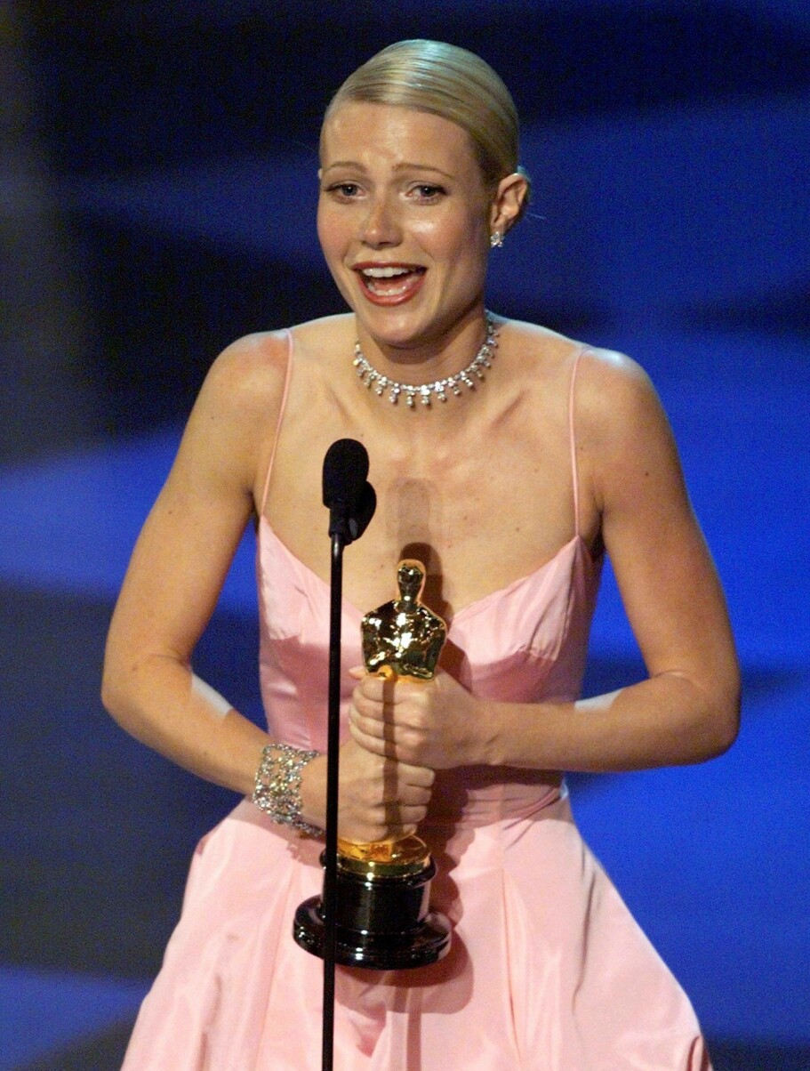LEGENDARISK:Gwyneth Paltrow fikk Oscar for sin innsats i "Shakespeare in Love" fra 1999. Hun holdt en svært emosjonell tale under utdelingen. LEGENDARISK:Gwyneth Paltrow fikk Oscar for sin innsats i "Shakespeare in Love" fra 1999. Hun holdt en svært emosjonell tale under utdelingen.
