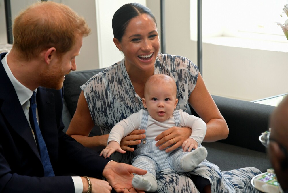 <b>I AFRIKA:</b> Da hertugparet av Sussex nylig var på rundreise i Afrika, var lille Archie også med. Nå skal den lille familien planlegge en ny tur til USA.