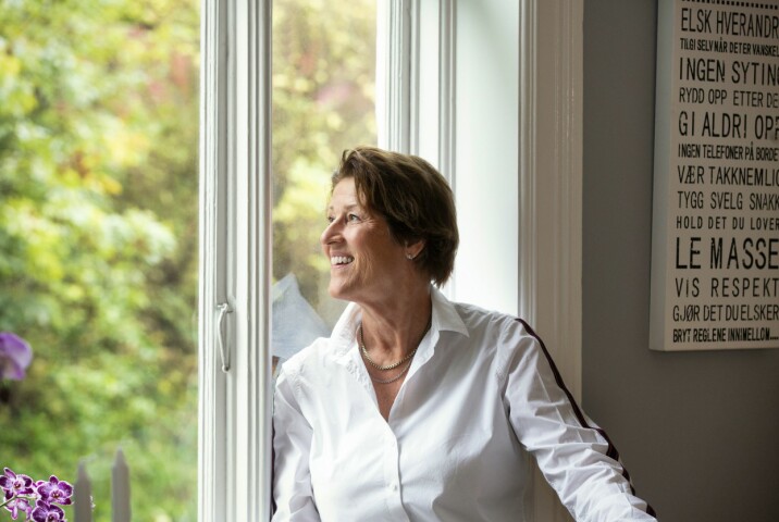 EN DAG AV GANGEN: Hildegunns fokus er å gjøre hver dag så god som mulig. Hun er ikke bitter, men synes det er urettferdig at de, som har kjempet så hardt for kjærligheten, havnet i denne situasjonen.