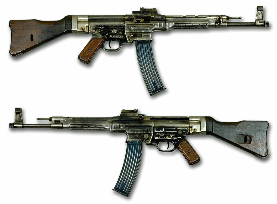 <b>OPPRINNELSEN?</b> Det tyske Sturmgewehr 44 ligner mye på AK-47. Selv hevdet Kalashnikov at han aldri hadde sett våpenet, men endret seg med årene.