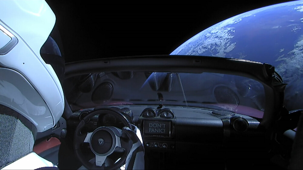 <b>ROADSTER:</b> Elon Musk vet å få oppmerksomhet, som da han sendte en Tesla Roadster ut i verdensrommet.