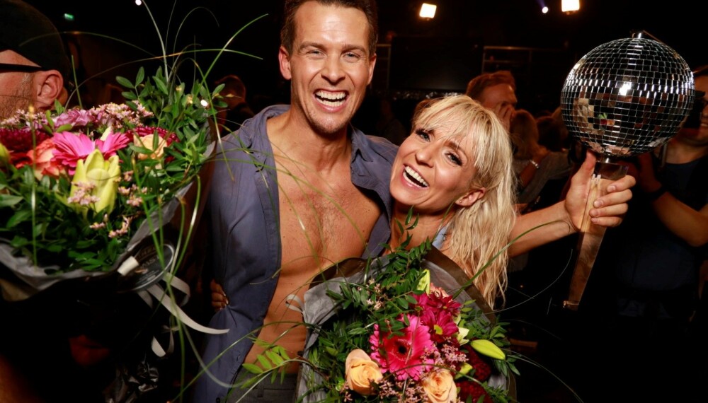 Etter en fantastisk finaleinnsats, kunne Aleksander og Nadya juble for seier Etter en fantastisk finaleinnsats, kunne Aleksander og Nadya juble for seier