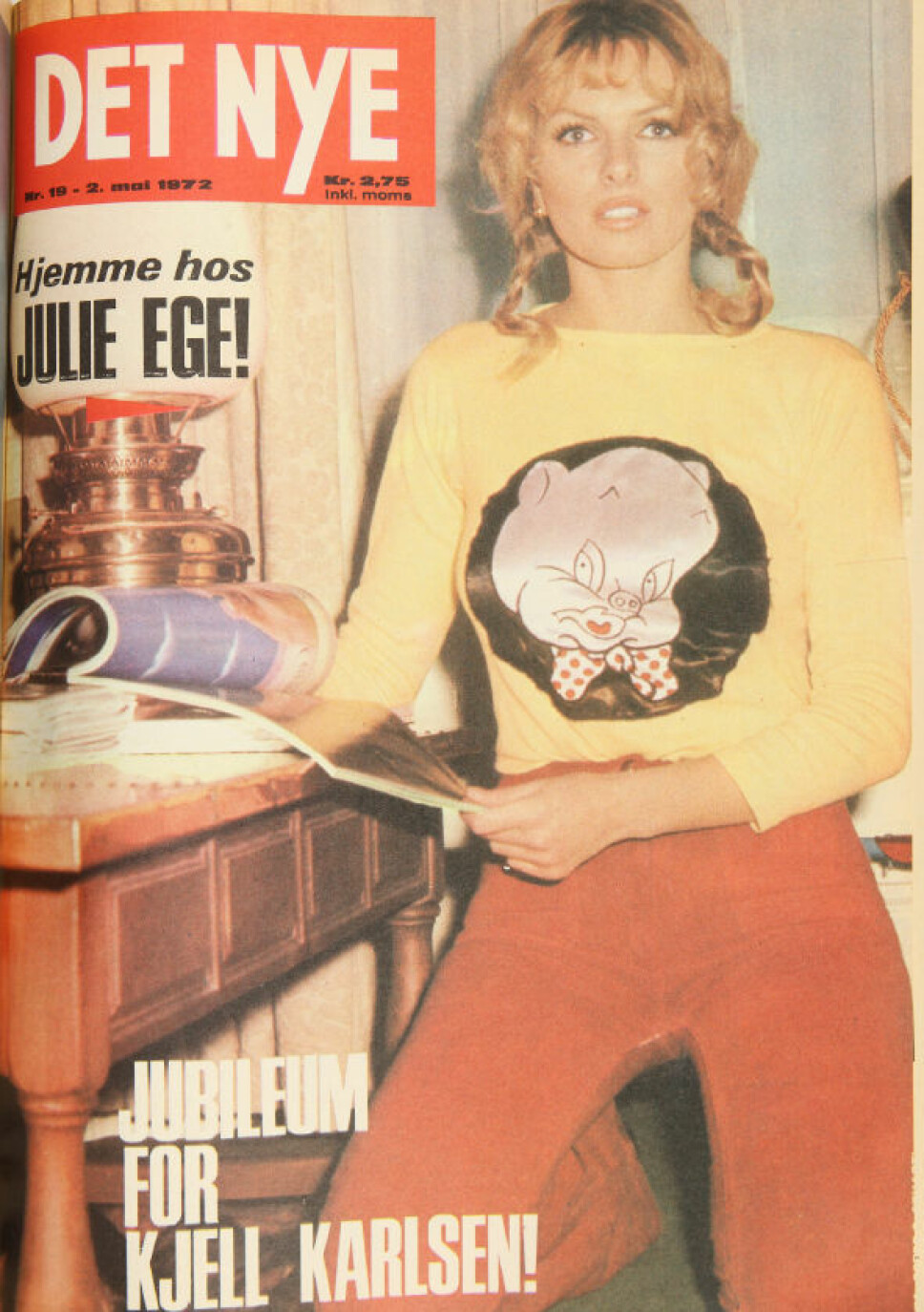 1972: Julie Ege på forsiden av Det Nye.