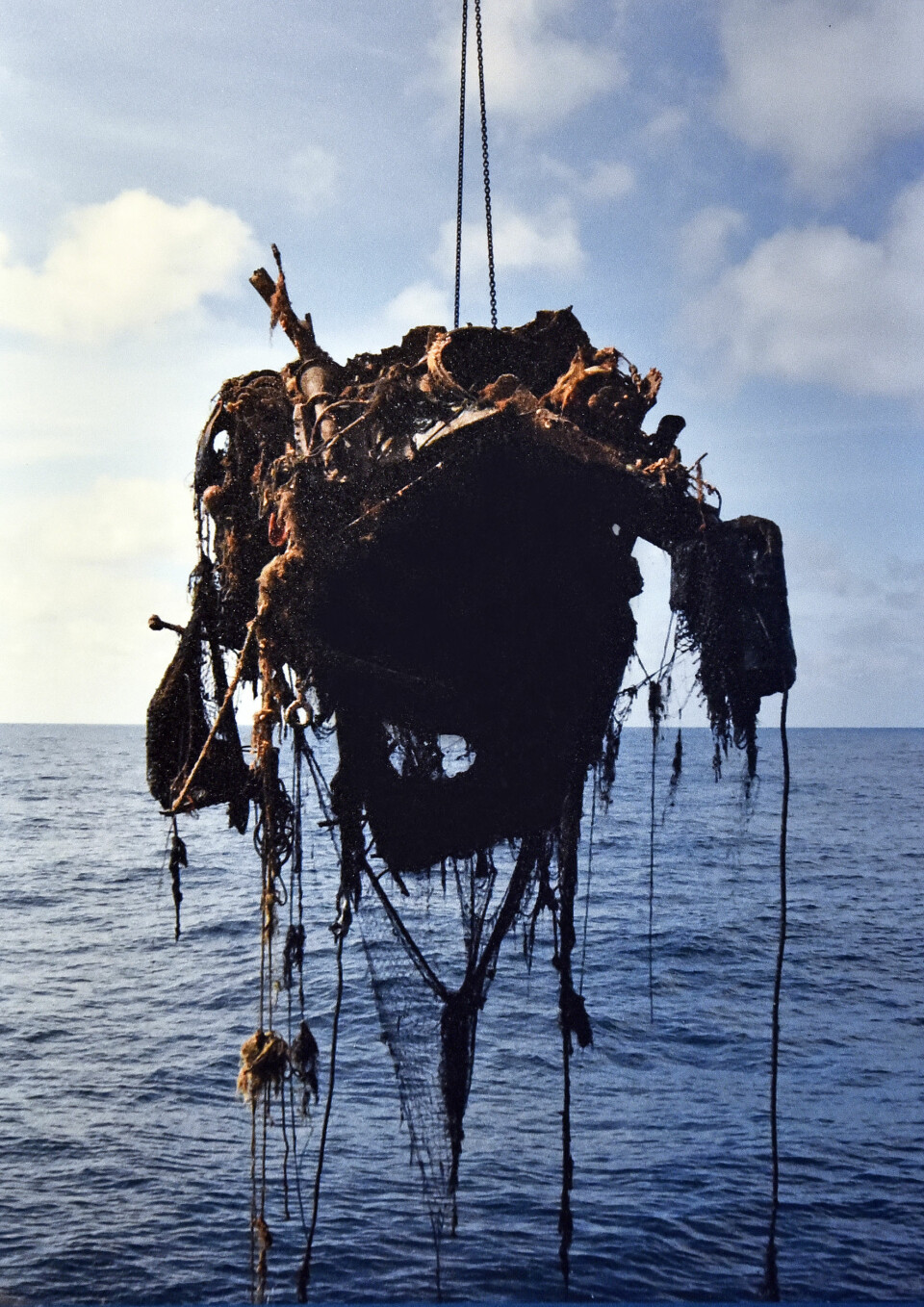 UHYGGELIGE RESTER: E50 maltraktert av mine, men også av trålere i alle år etter forsvinningen.