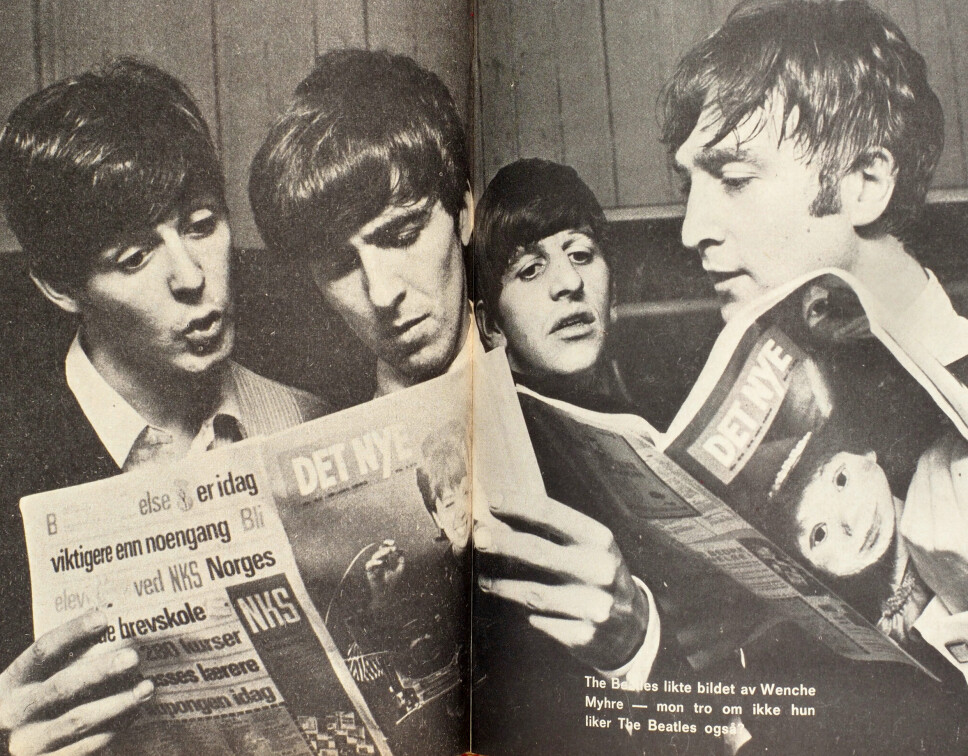 FANS? Selveste The Beatles med Det Nye i hendene.