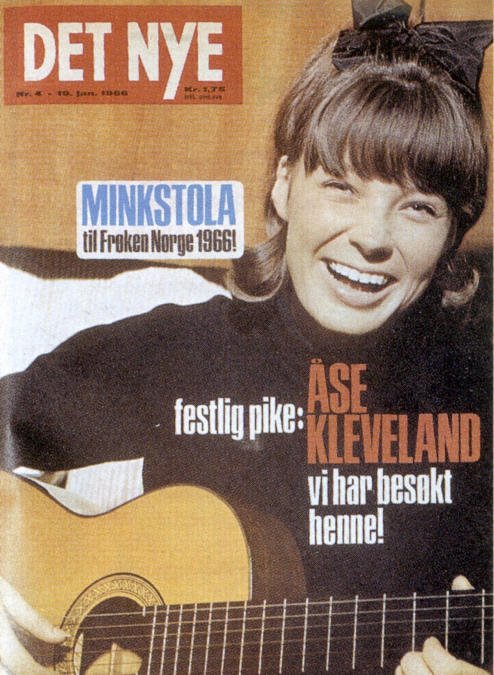 1966: Åse Kleveland på forsiden av Det Nye i 1966.
