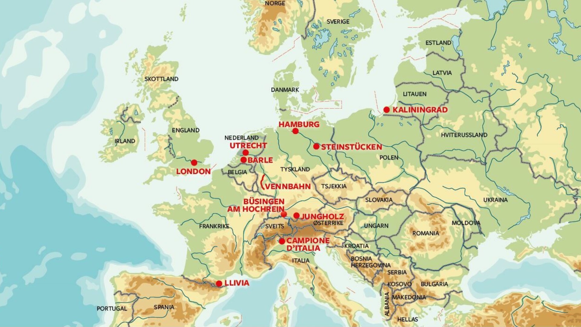 pic Flagg Belgia Tyskland enklaver og eksklaver i europa rare
