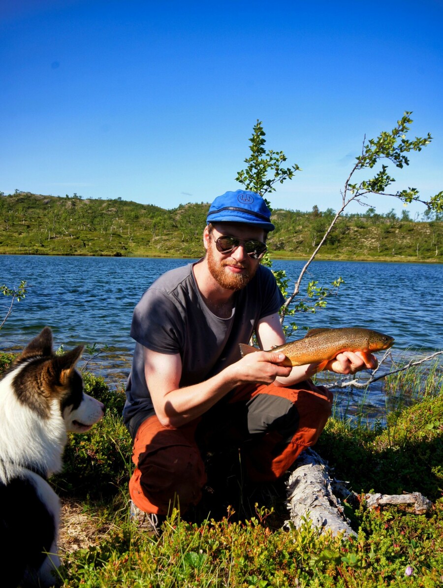 FORNØYD: Det blir ikke så mye bedre enn dette!