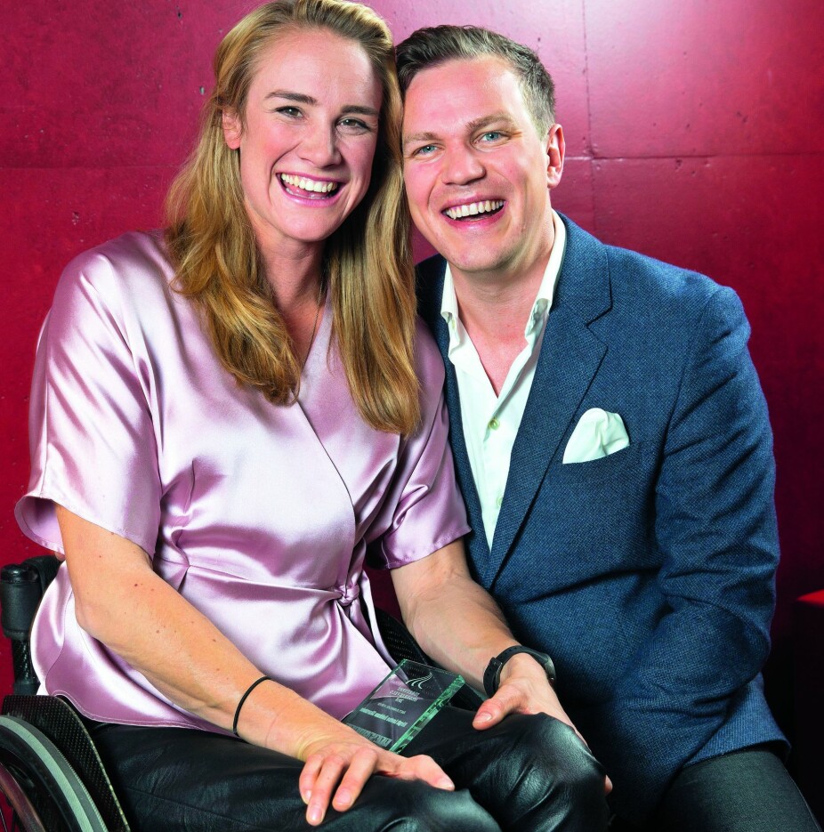 GODE VENNER: Birgit Skarstein og Martin Sletten var kjærester i fire år. GODE VENNER: Birgit Skarstein og Martin Sletten var kjærester i fire år.