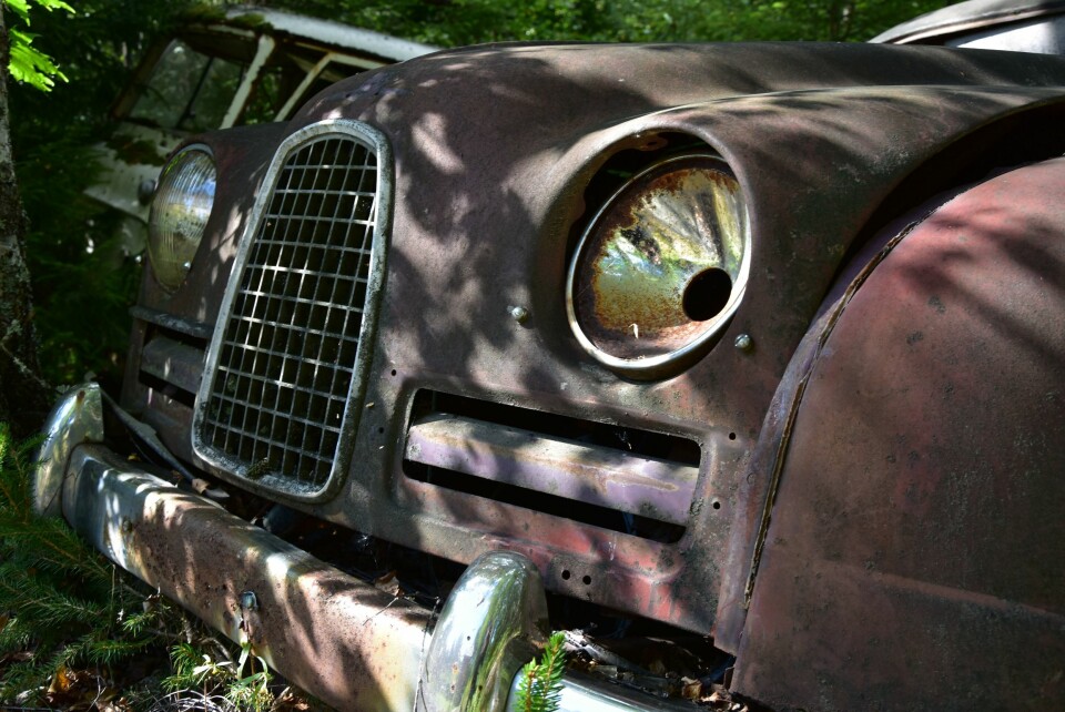 ØYNENE SOM SER: Selv om man er alene på kirkegården, kan man føle seg iakttatt ...