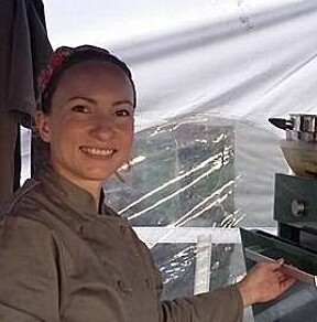 Daglig leder av bakeriet Rykende Fersk Boulangerie, Lidia Didriksen Daglig leder av bakeriet Rykende Fersk Boulangerie, Lidia Didriksen