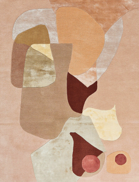 FARGER PÅ GULVET: Gulvet kommer mer i fokus, og interiørdesigneren tror vi bare er i startfasen når det kommer til mønstrede gulv og gulvtepper med kunstneriske motiver. Håndlaget gulvteppe, Rosé, designet av Dagny Thurmann-Moe og Ksenia Stanishevski, kr 21 000, Volver Studios. FARGER PÅ GULVET: Gulvet kommer mer i fokus, og interiørdesigneren tror vi bare er i startfasen når det kommer til mønstrede gulv og gulvtepper med kunstneriske motiver. Håndlaget gulvteppe, Rosé, designet av Dagny Thurmann-Moe og Ksenia Stanishevski, kr 21 000, Volver Studios.
