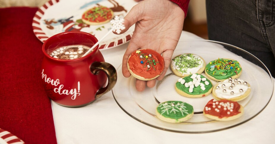 <b>IKKE SYV SORTER, MEN:</b> Sugarbread med hjemmelaget pynt kalles de amerikanske julekakene som står høyt i kurs på Christmas Day.