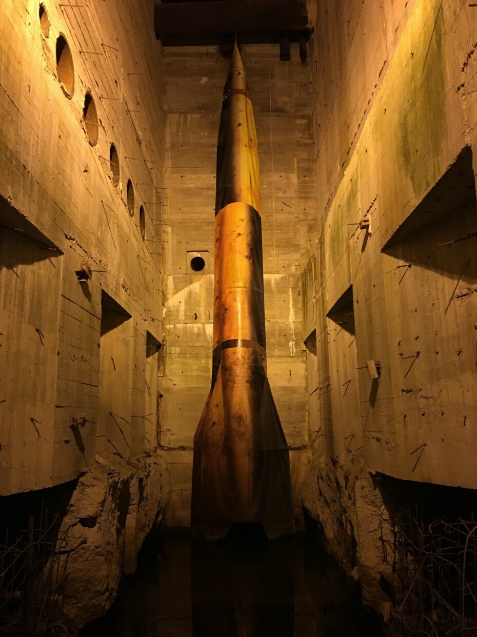 V-2: Megabunkeren skulle både skjule og beskytte produksjon av flytende oksygen med oppskytning av terrorvåpenet V-2.