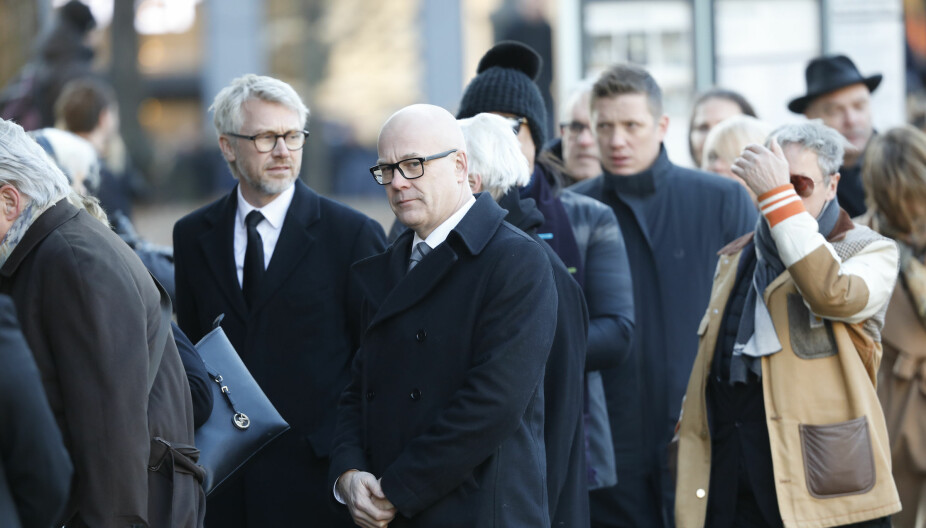 TOK FARVEL: TV 2-sjef Olav Sandnes og NRK-sjef Thor Gjermund Eriksen.