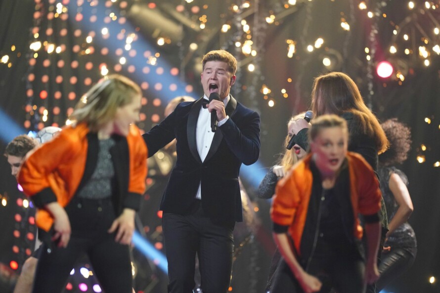 SCENEVANT: Nicolay leverte som alltid som programleder på Idrettsgallaen