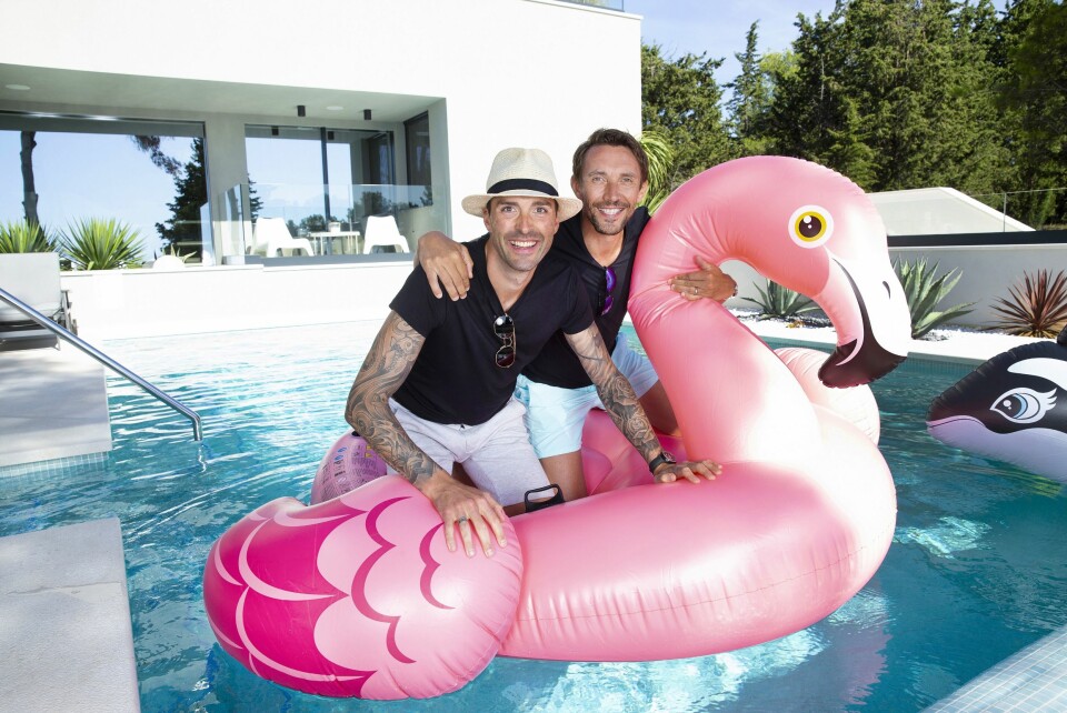 KOSTE SEG: Trønderne Magnus Moan og Vidar Riseth fant tonen under «Mesternes mester» i Kroatia.