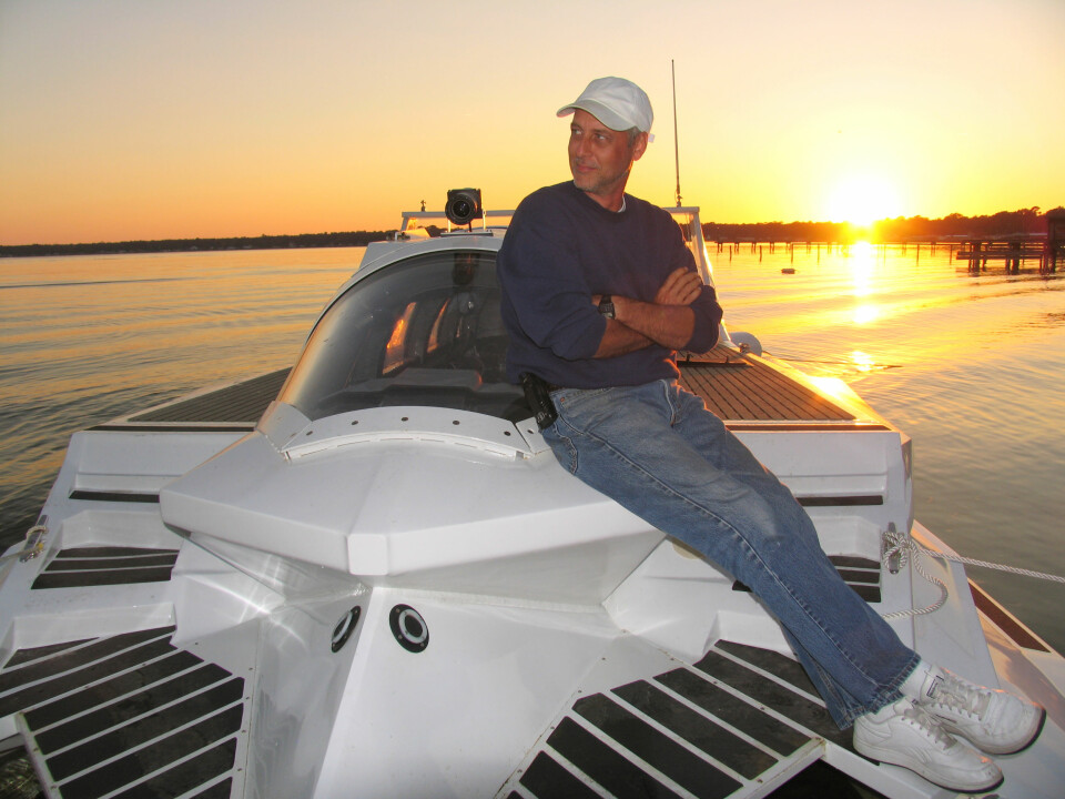 KAPTEIN: Konstruktøren Reynolds Marion.