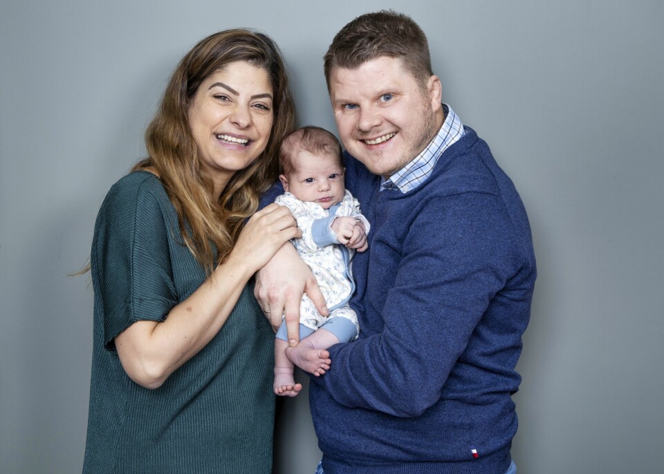 UBESKRIVELIG:
De nybakte foreldrene er tomme for ord når de skal prøve å beskrive lykkefølelsen over å ha fått vakre Ella.