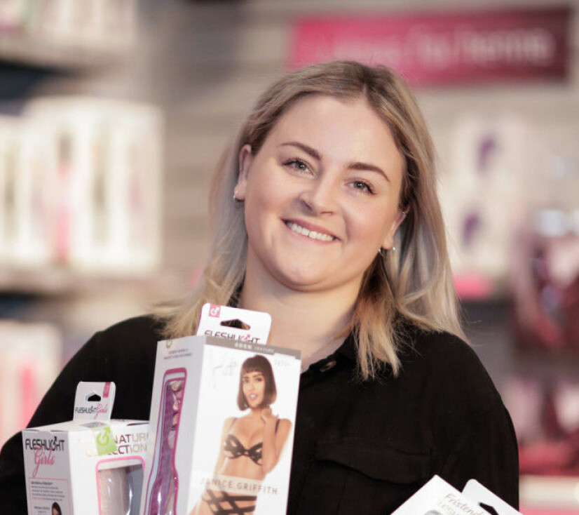 SER ØKNING: Presseansvarlig i Kondomeriet, Marthe Sørflaten, melder om økning i salg av sexleketøy om dagen.