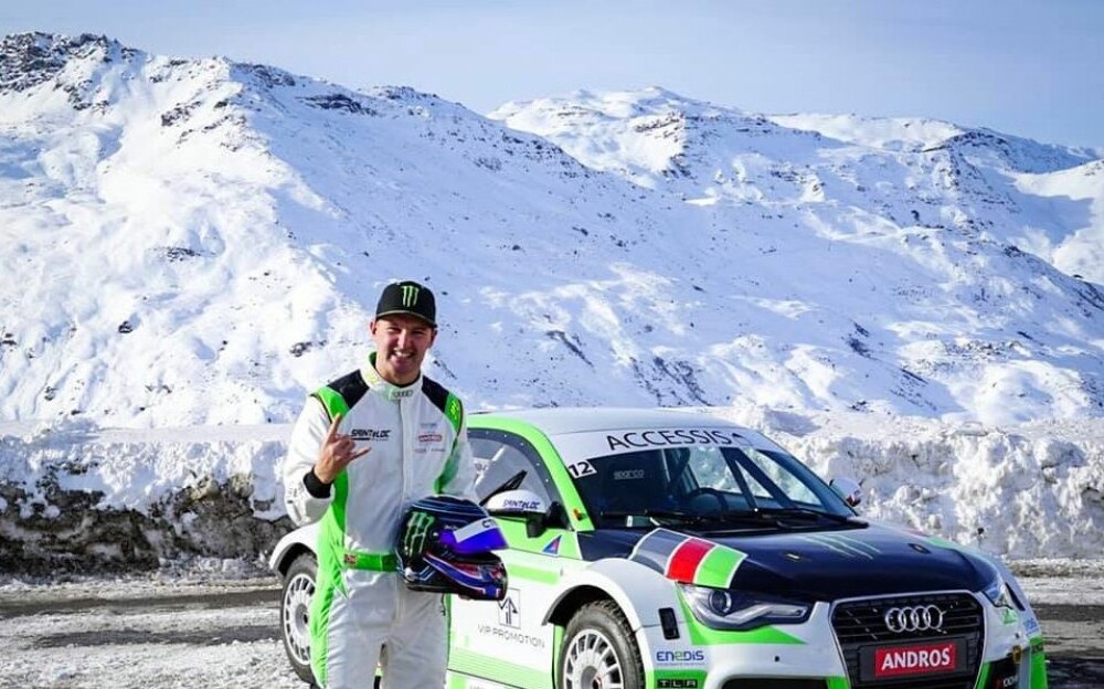 <b>KLAR:</b> Rallycross-sjåfør Andreas Bakkerud er klar for Extreme E-serien.