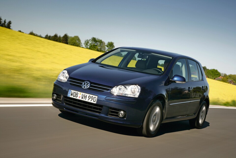 GOLF 5: Med femmer'n slo Golf virkelig tilbake med en folkebil med premiumfølelse. Mest minneverdig i våre øyne er 1,4 TSI (140 og 170 hk) med turbo og kompressor.