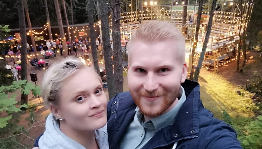 VAR SPENTE FØR ULTRALYD: Karoline Jeanette og Stian gledet seg bare til å se det lille hjertet slå, og var ikke forberedt på beskjeden de skulle få.