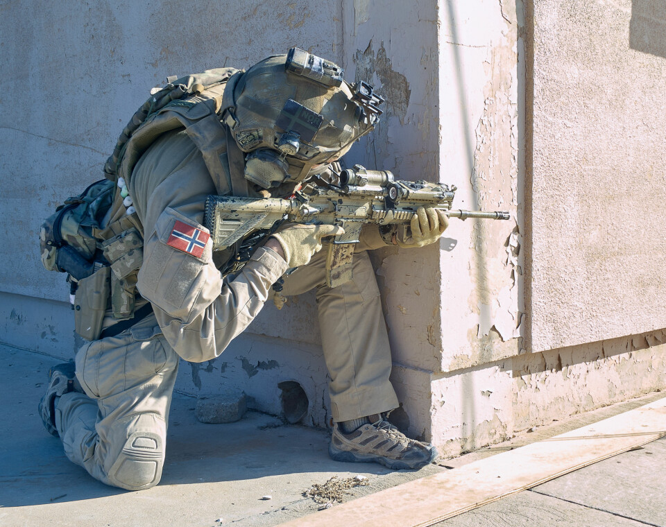 MELLOMDISTANSE: Angrepsrifla fra Heckler & Kock er standardvåpen på mellomdistanse