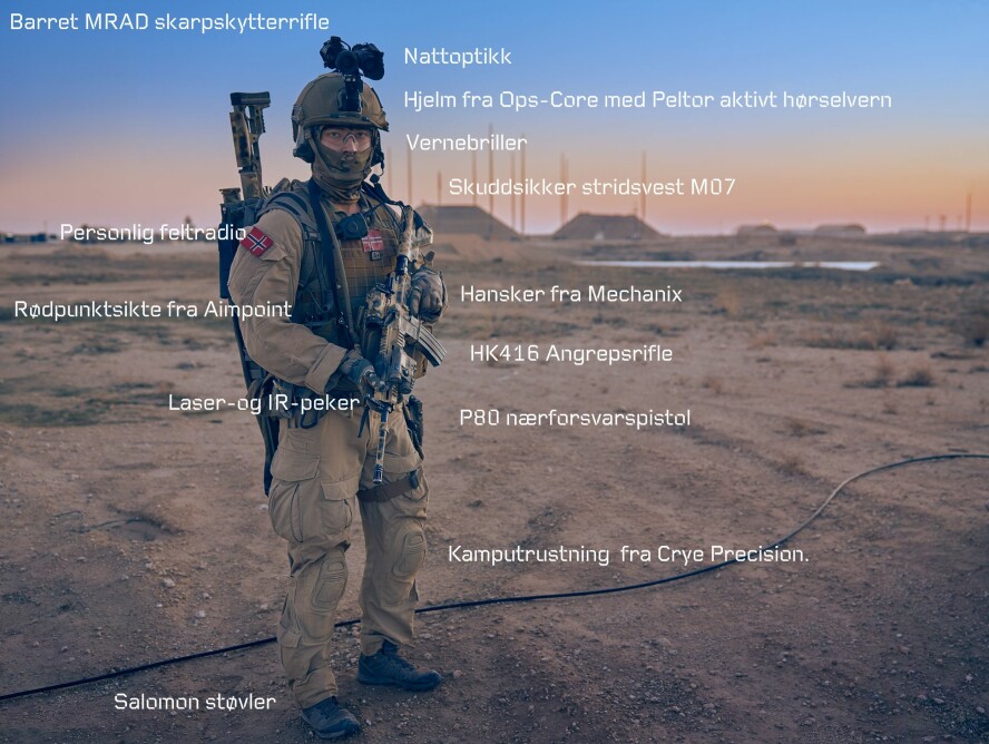 Væpnet til tennene: Slik utstyres Norges beste soldater